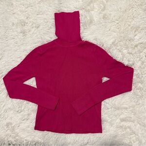 Zara sweaters Ribbed Knit Turtleneck Top Size M